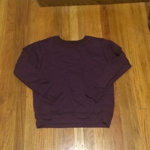 Plum sweatshirt